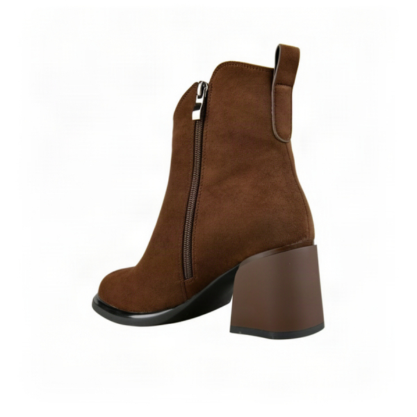 lady's boots textile brown 0162111