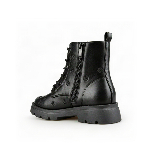 kids boots synthetic leather black 0162543