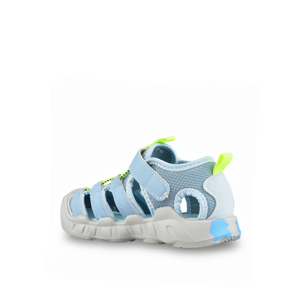 kids sandals eco leather/textile blue/green 0161793