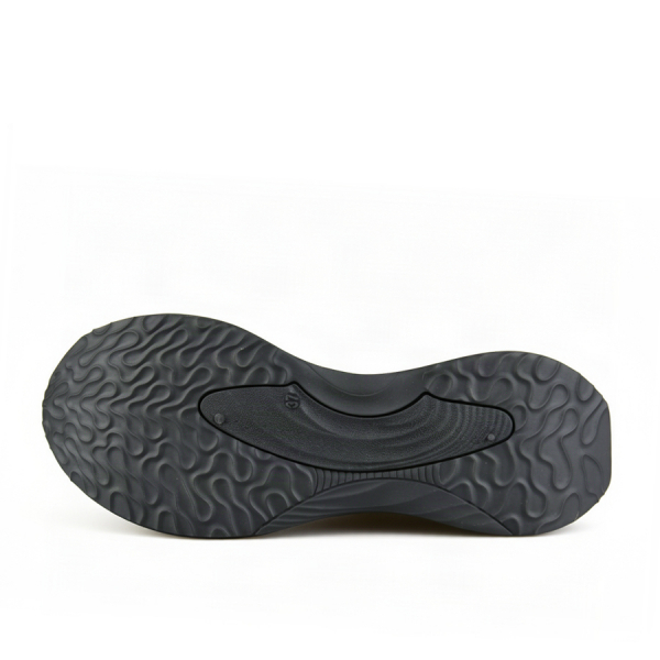 lady's sneakers synthetic leather/textile black 0162592