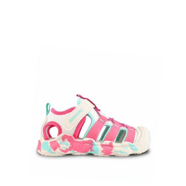 kids sandals eco leather/textile white/pink 0161792