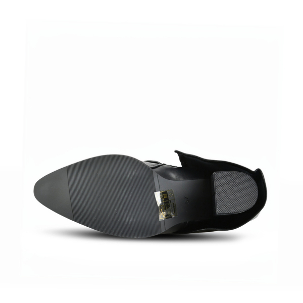 lady's high boots synthetic leather black 0162845