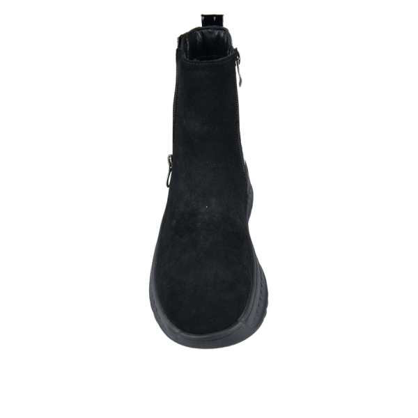 lady's boots genuin leather black 0163411