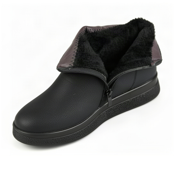 lady's boots synthetic leather black 0163233