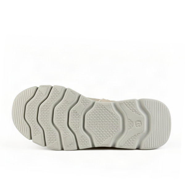 lady's boots synthetic leather/textile beige 0163261