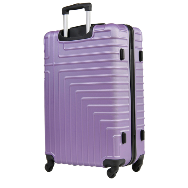 big suitcase ABS plastic  purple 0163680
