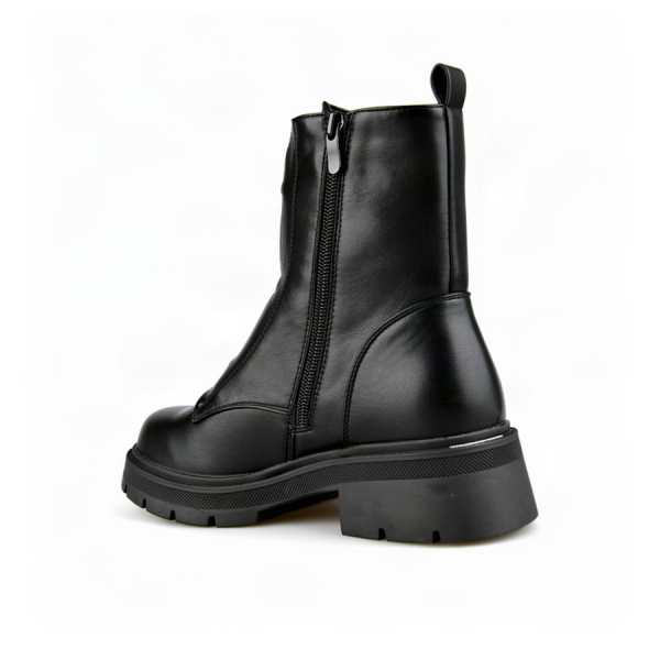 lady's boots synthetic leather black 0162453