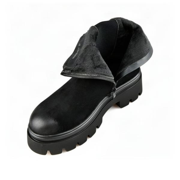 lady's boots textile black 0163220