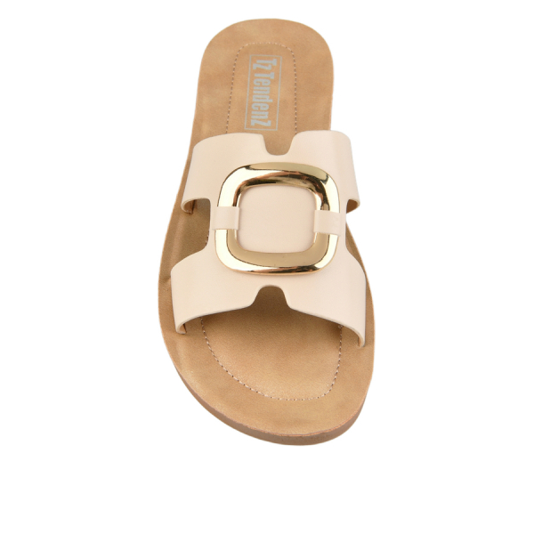 lady's slippers synthetic leather white 0161341