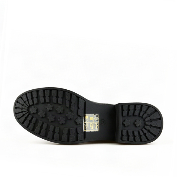 lady's boots textile/synthetic leather black 0162476