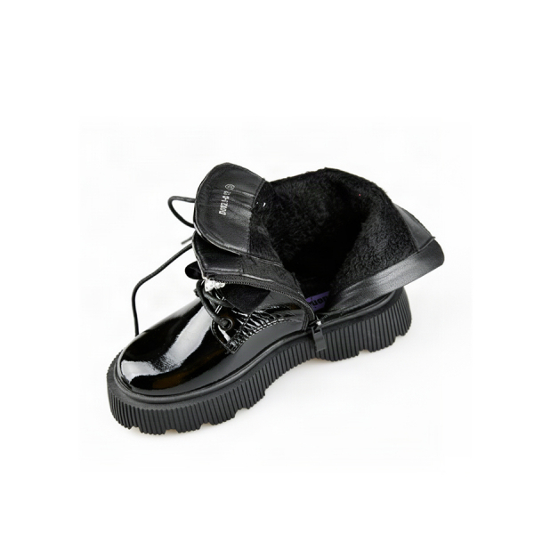 kids boots synthetic leather black 0162546