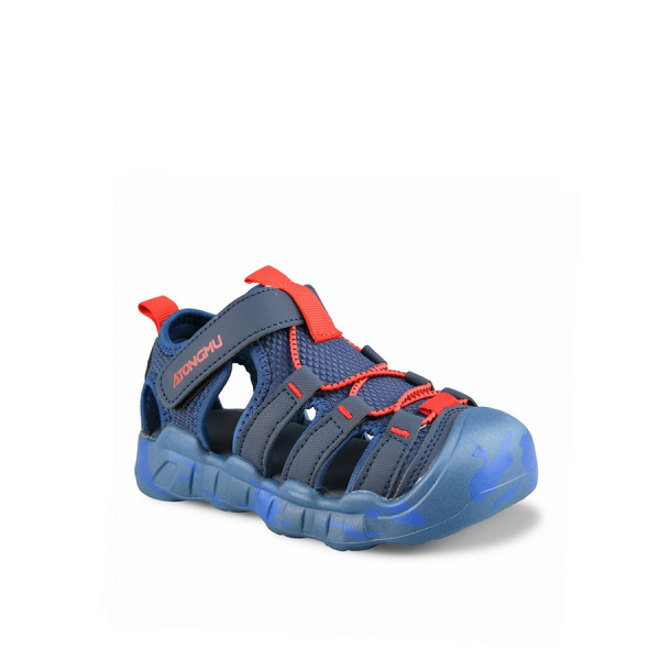 kids sandals eco leather/textile dark blue 0161794