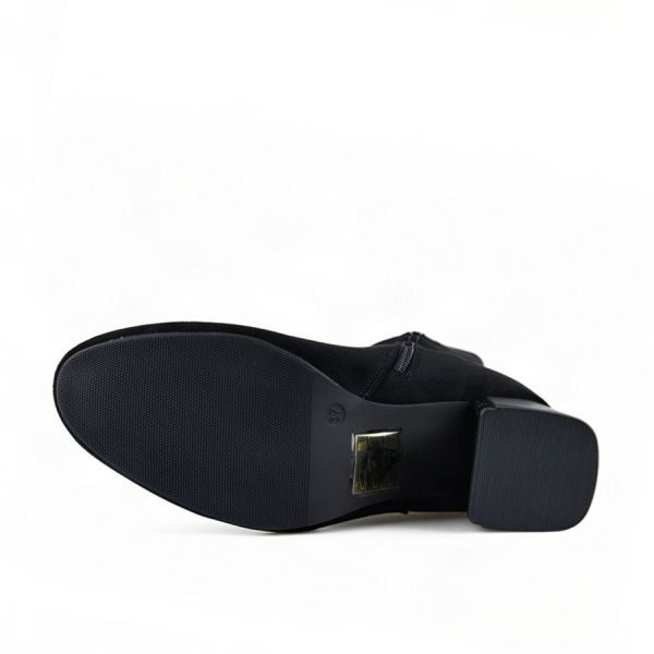 lady's high boots textile black 0162430