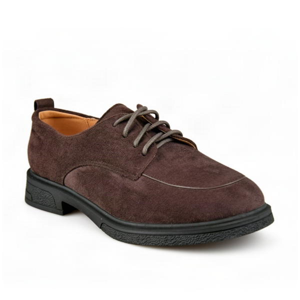 lady's shoes textile brown 0162887