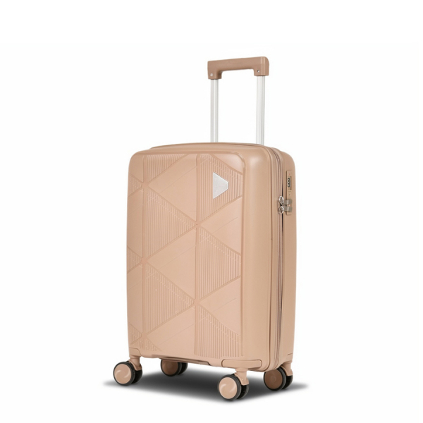 small suitcase polypropylene light brown 0161586