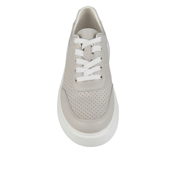 lady's shoes genuin leather grey 0164121