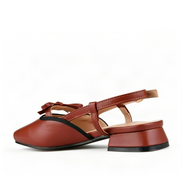 lady's sandals synthetic leather bordeaux 0164205