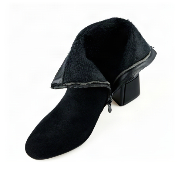 lady's boots textile black 0162433