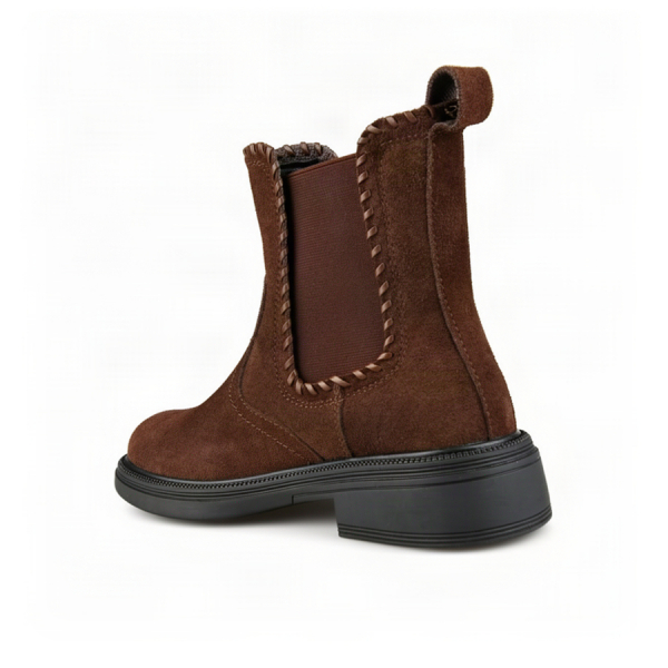 lady's boots genuin leather brown 0162674