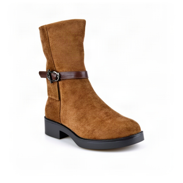 lady's boots textile brown 0162480
