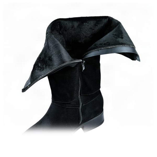 lady's high boots textile black 0163215