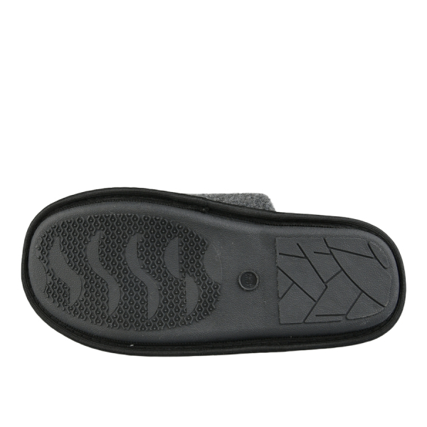 men's slippers textiles grey 0162075