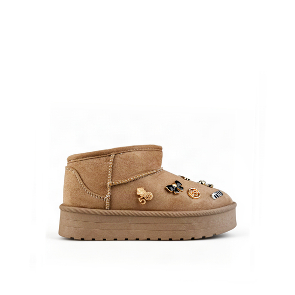 kids boots textiles beige 0162551