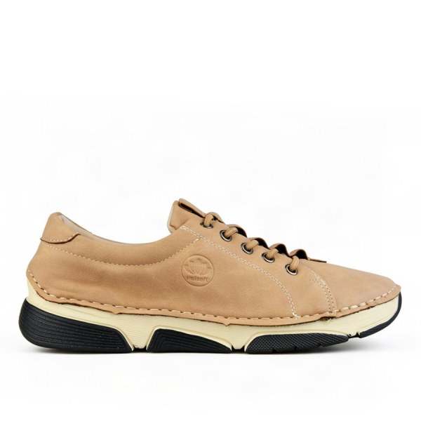 lady's shoes synthetic leather beige