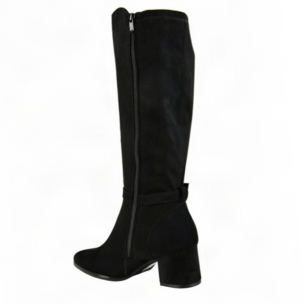 lady's high boots textile black 0162573