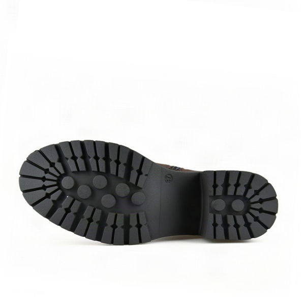 lady's boots textile brown 0162909