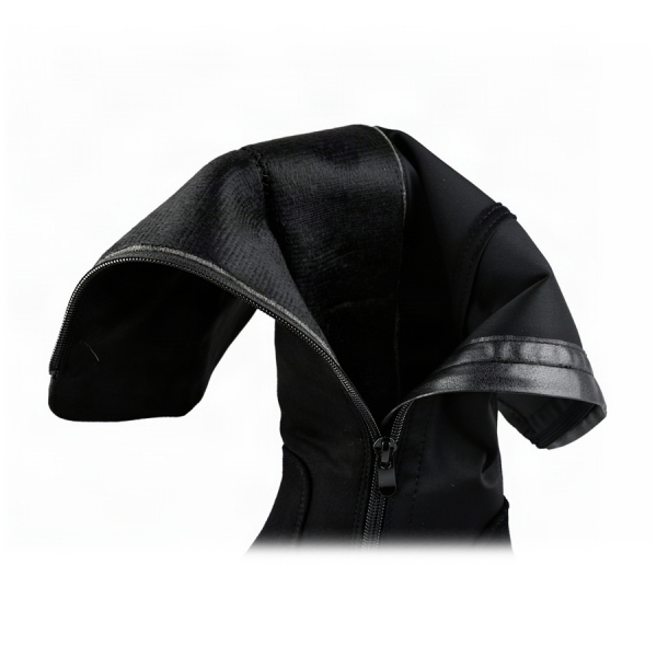 lady's high boots textile black 0162509