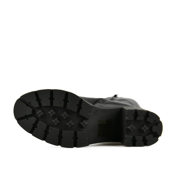 lady's high boots synthetic leather black 0162024