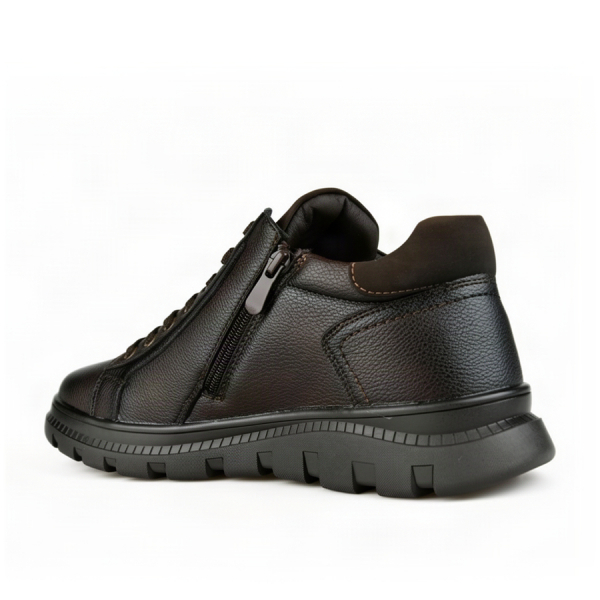 men's shoes synthetic leather brown 0162964