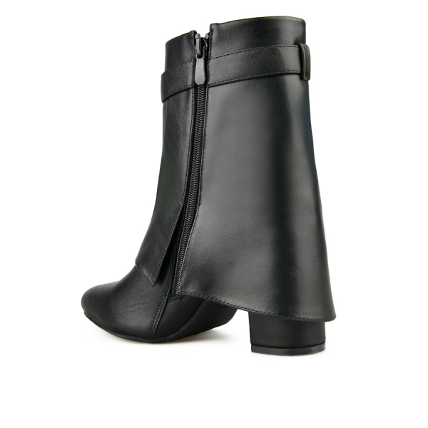 lady's boots synthetic leather black 0162025