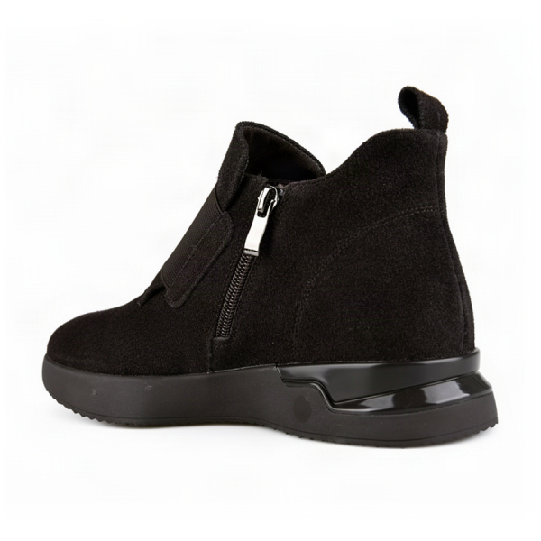 lady's boots genuin leather dark brown 0162877