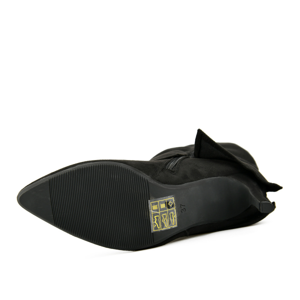 lady's high boots textiles black 0162021