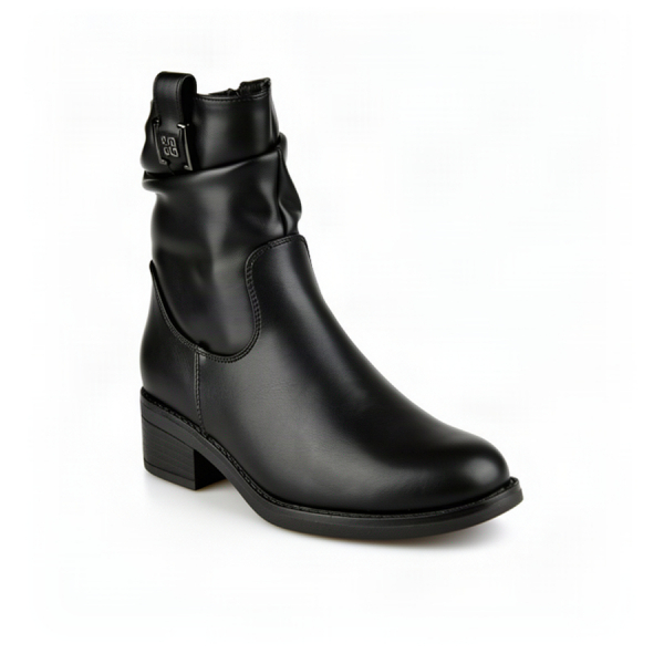 lady's boots synthetic leather black 0162416