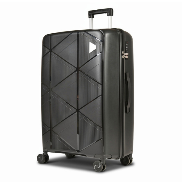 big suitcase polypropylene black 0161585