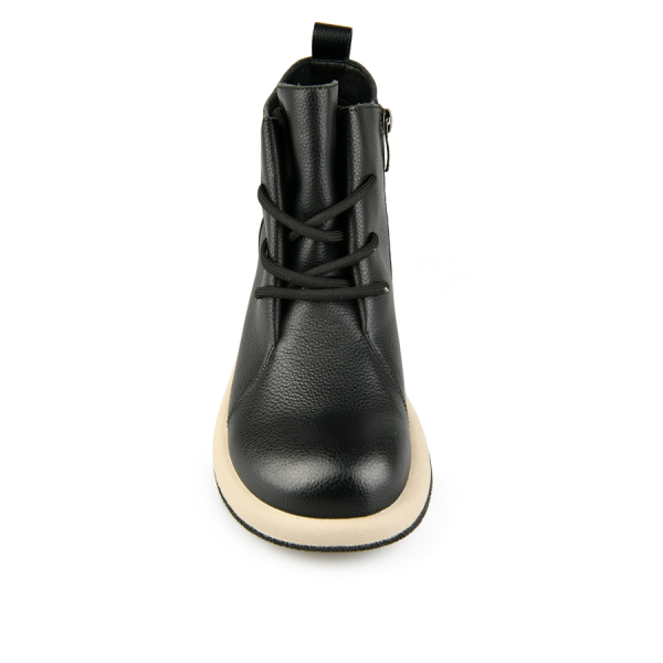 lady's boots genuin leather black 0162884
