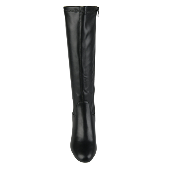 lady's high boots synthetic leather black 0162432