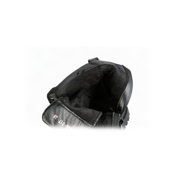 kids boots synthetic leather black 0162552