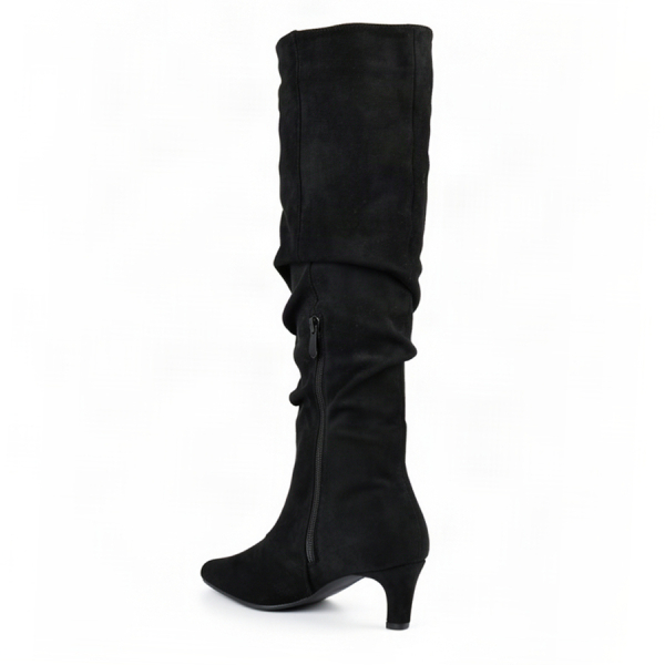 lady's high boots textile black 0162822