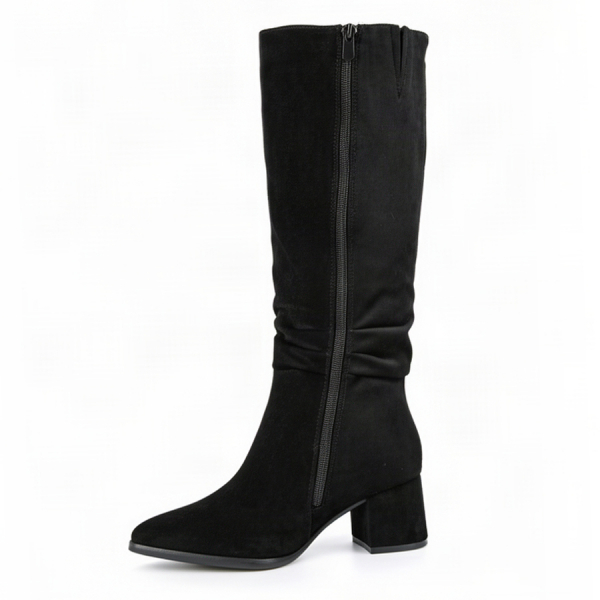 lady's high boots textile black 0162494