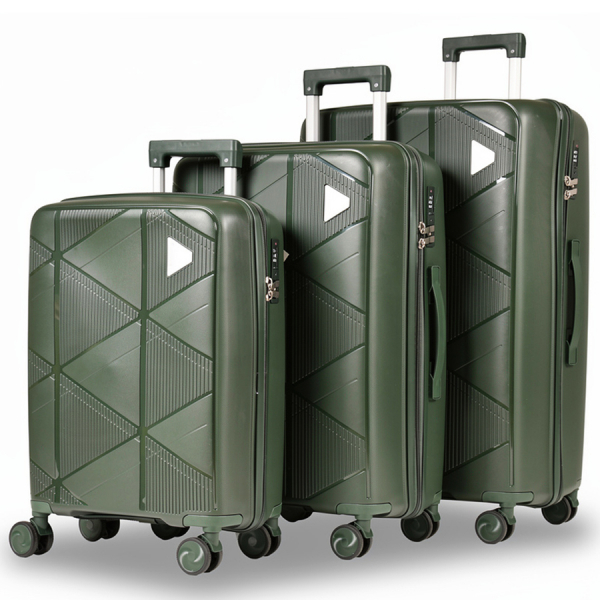 small suitcase polypropylene dark green 0161580