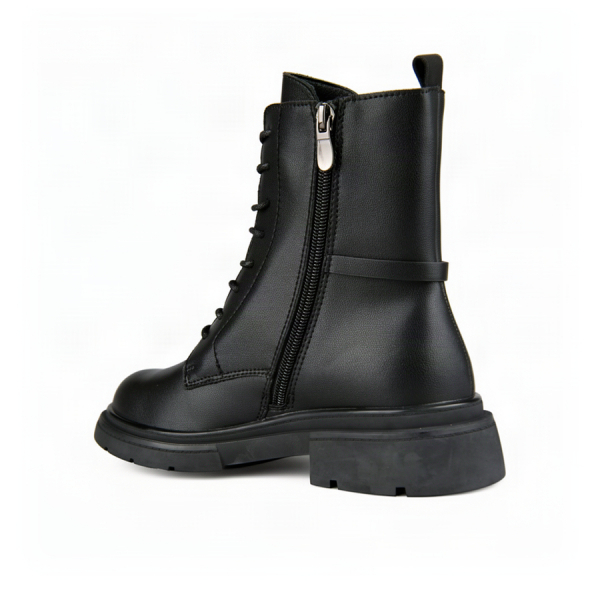 lady's boots genuin leather black 0162675
