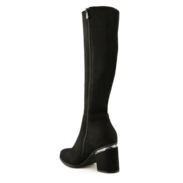 lady's high boots textiles black 0162026