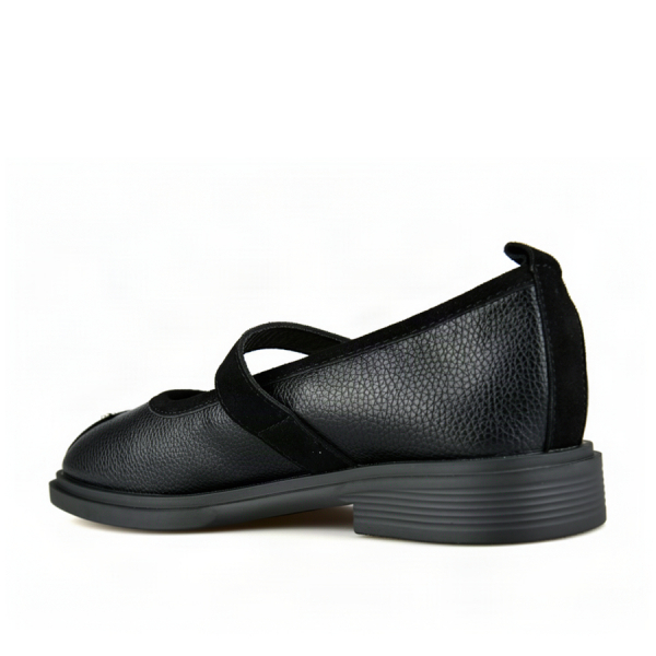 lady's shoes synthetic leather/textile black 0162886