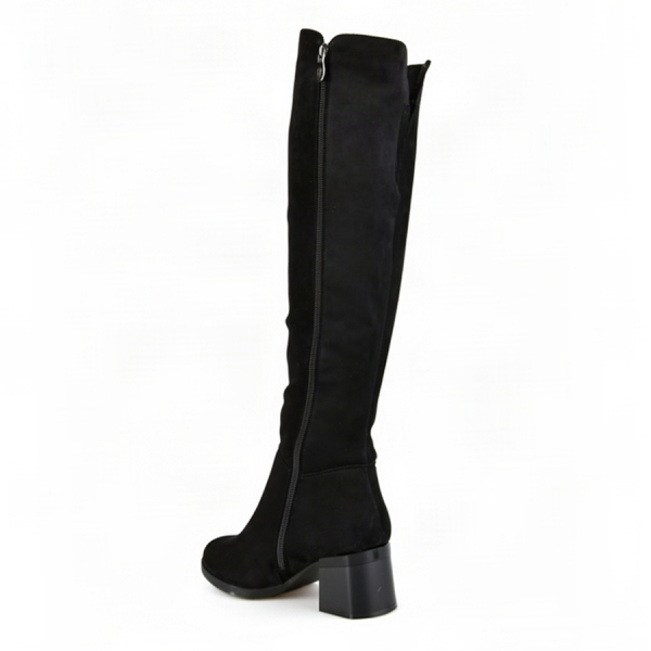 lady's high boots textile black 0163406