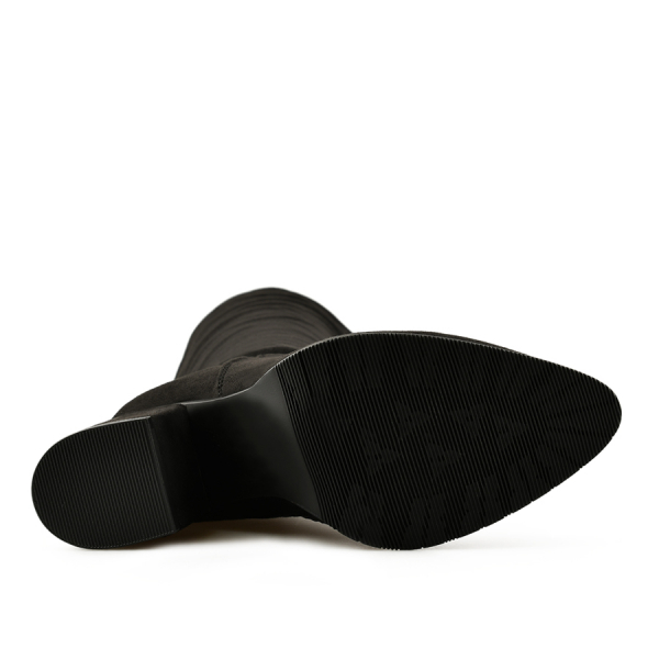 lady's high boots textiles black 0162026