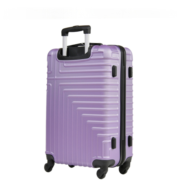 medium suitcase ABS plastic  purple 0163679